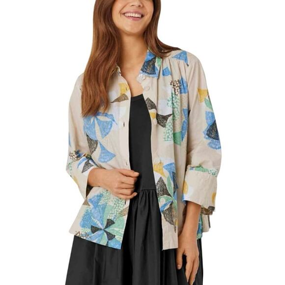 MAISA COPENHAGEN IDAKAI SHIRT COTTON SZ XS BUTTON UP VERSATILE LOOSELY STYLISH - Picture 4 of 16